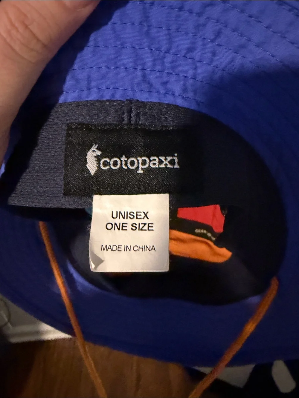 cotopaxi Kids Colorblock Bucket Hat - Orange/Red/Light Blue/Blue